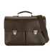 Briefcase, &pound;395, Handbags, Brown, Leather, Front view